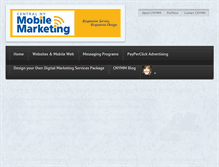 Tablet Screenshot of cnymobilemarketing.com